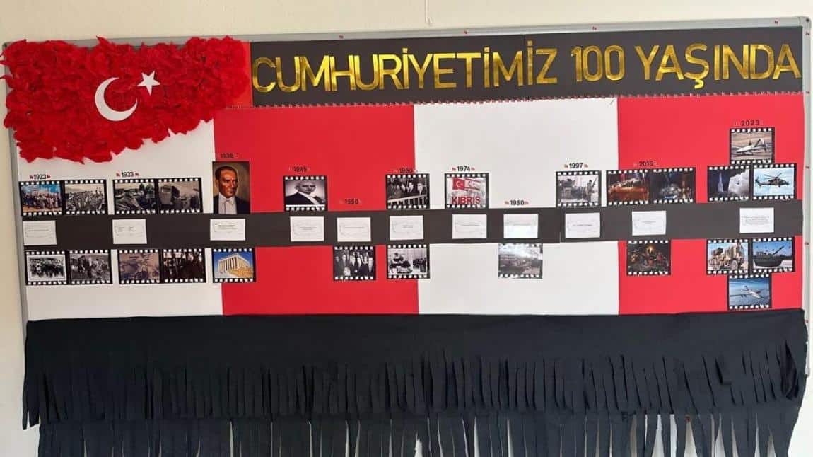 Okulumuzda 29 Ekim Cumhuriyet Bayramı Coşkusu Türk Bayrağı Altında Yükseldi!